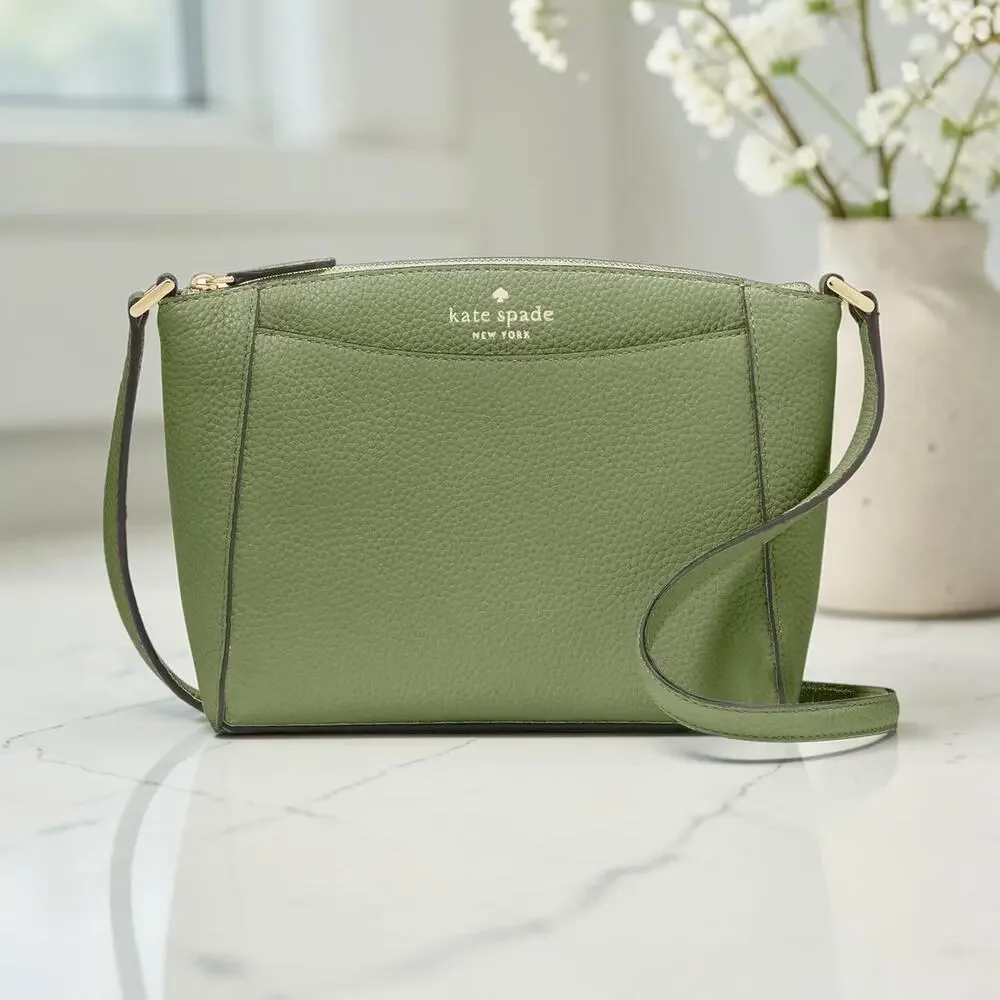 Kate Spade Monica Crossbody Bag Pebbled Leather Cedar Stand Multi WKR00258 NWT